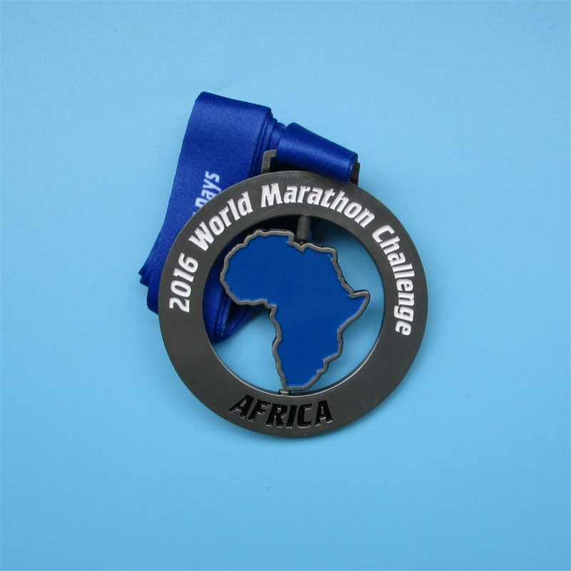 Medalha do desafio da maratona mundial de 2016
