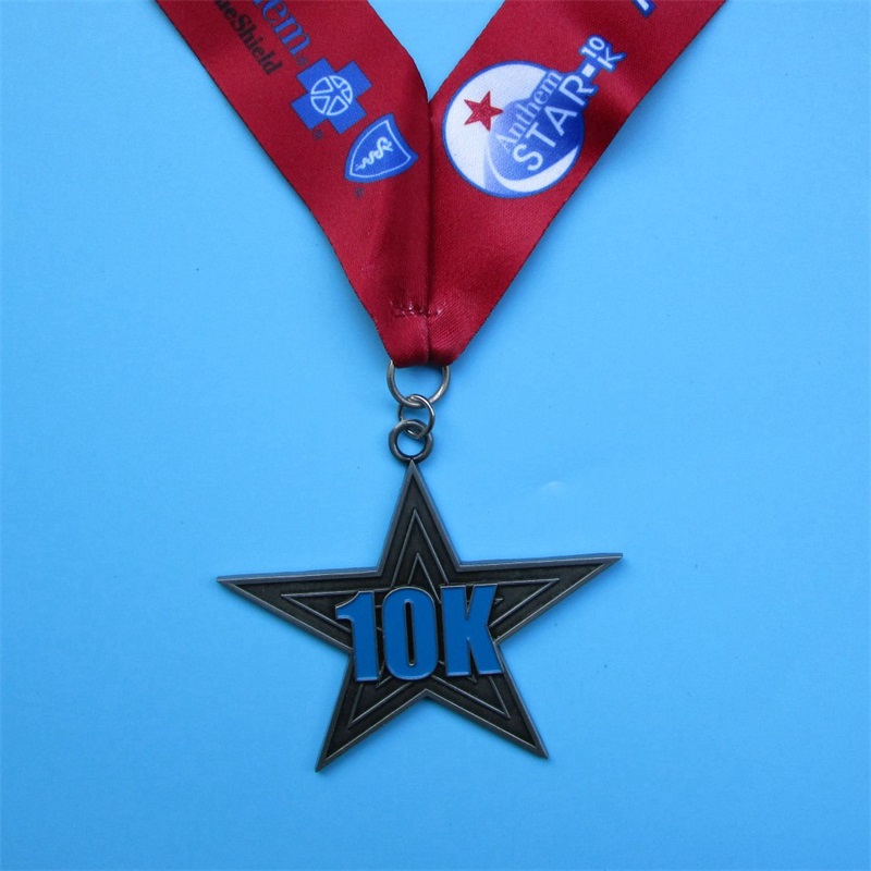 Medalhas de triatlo projetar sua própria medalha de liga esportiva com fita