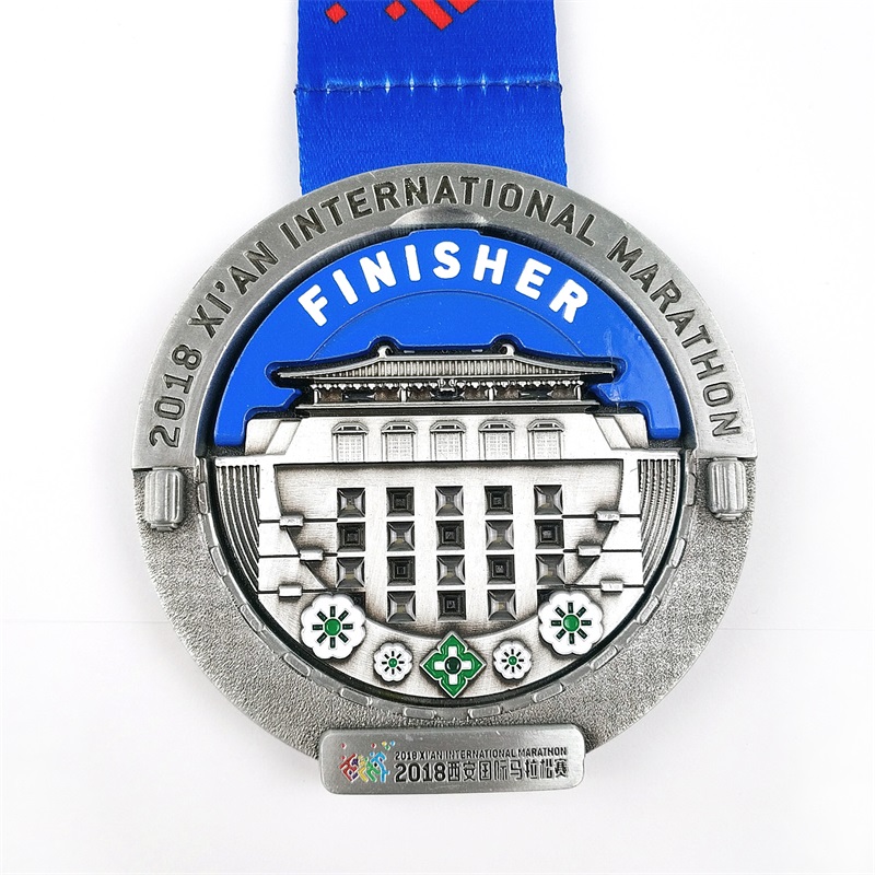 Design legal Removable World Marathon Awards Medalhas Medalhas de metal