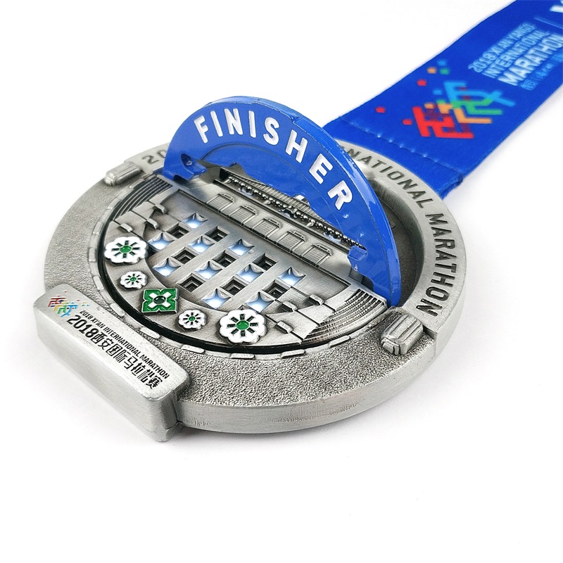 Medalha de maratona Finalizadores de medalha 2018 Design Cool Removable World Marathon Awards Medal