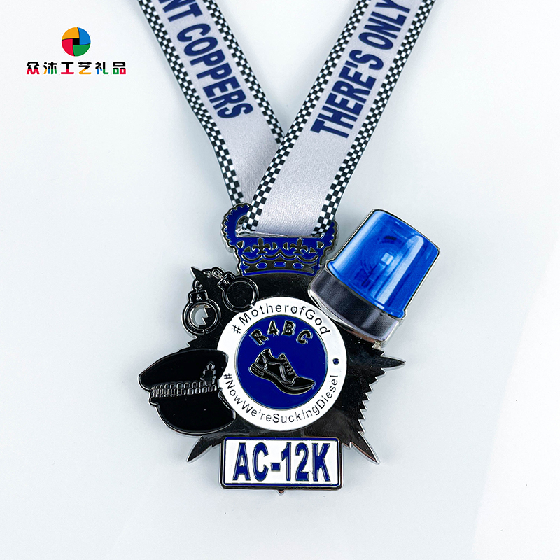 Design exclusivo logotipo personalizado Sport Medallion Medal Medal Medalhas de esmalte 3D para lembrança