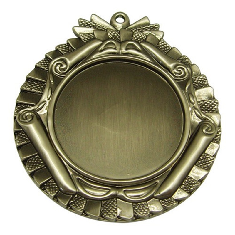 Medalha esportiva personalizada cor pura medalha de metal sólido Medalha de cobre de prata dourado