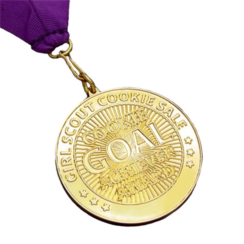 Design de medalha de corrida personalizada profissional Suas próprias medalhas de metal de ouro 3D