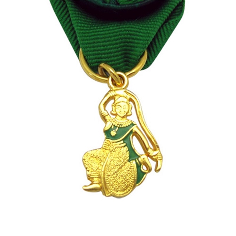Design de moda Medalha de esportes de metal 3D e troféus Triatlo de duatlo personalizado Medalha de prêmio de ouro com fita