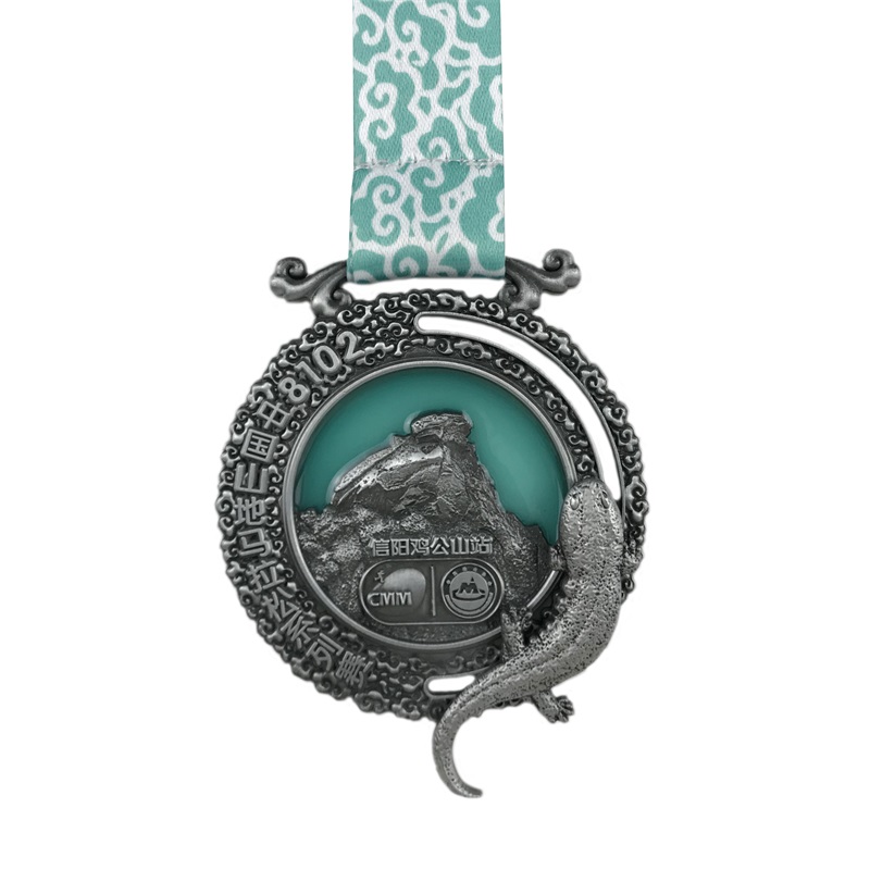 Design exclusivo logotipo personalizado 4D Sport Medallion Metal Metal Sports Medal Custom for Souvenir