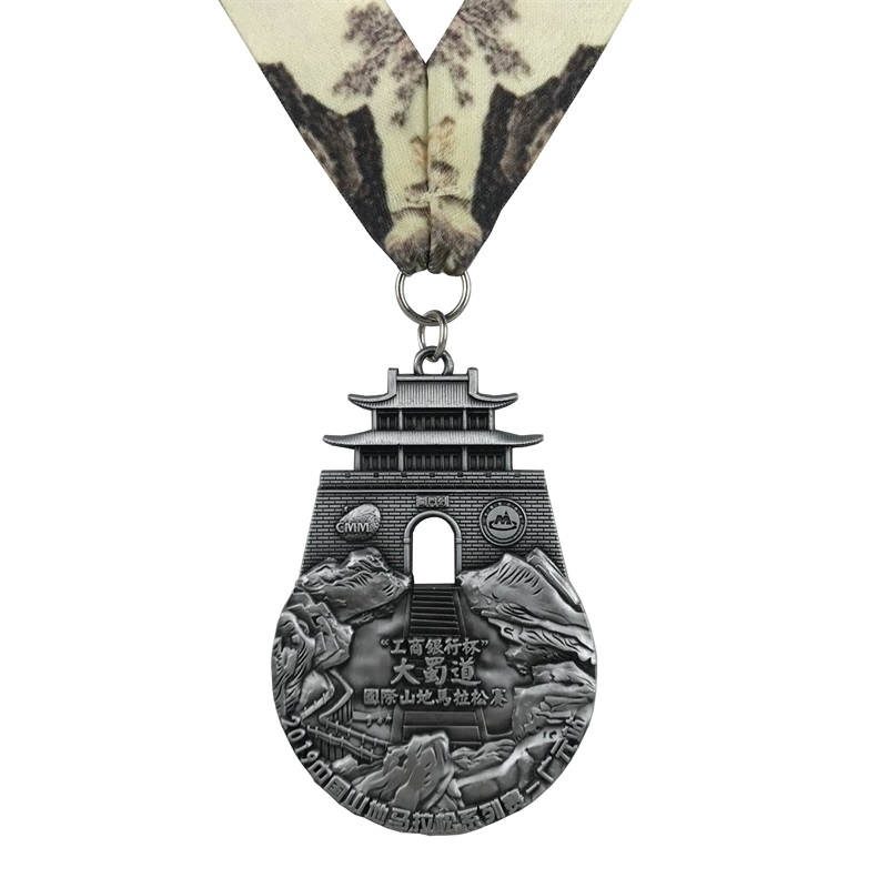 Projeto perfeito de bronze para medalhas de medalhas de metal de metal prata antigo prateado prêmio de medalhas de medalhas de metal prêmios