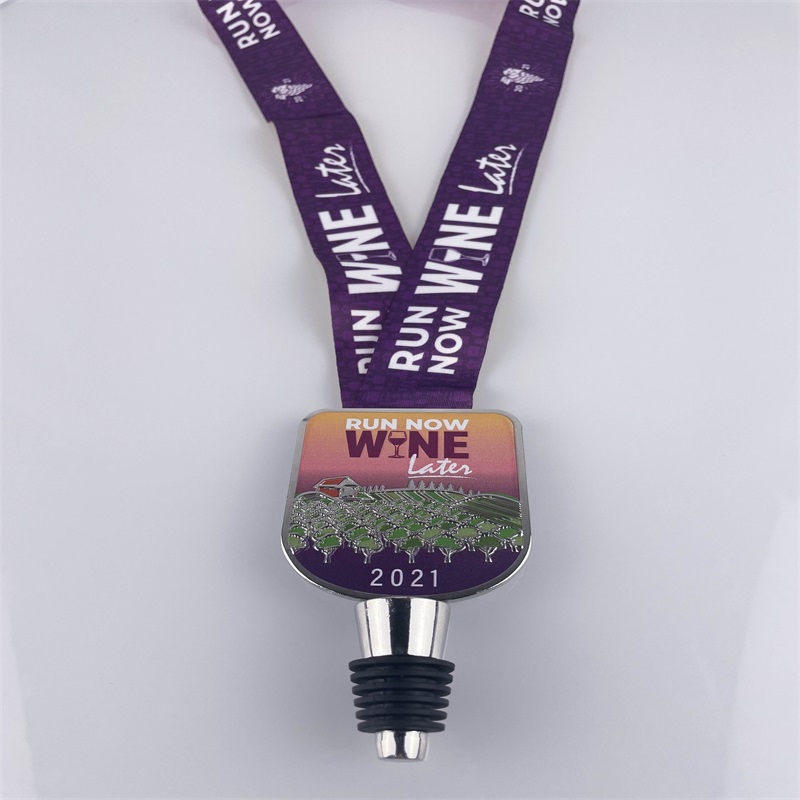 Medalha personalizada de half marathon medalhas de vinha de vinha de vinha