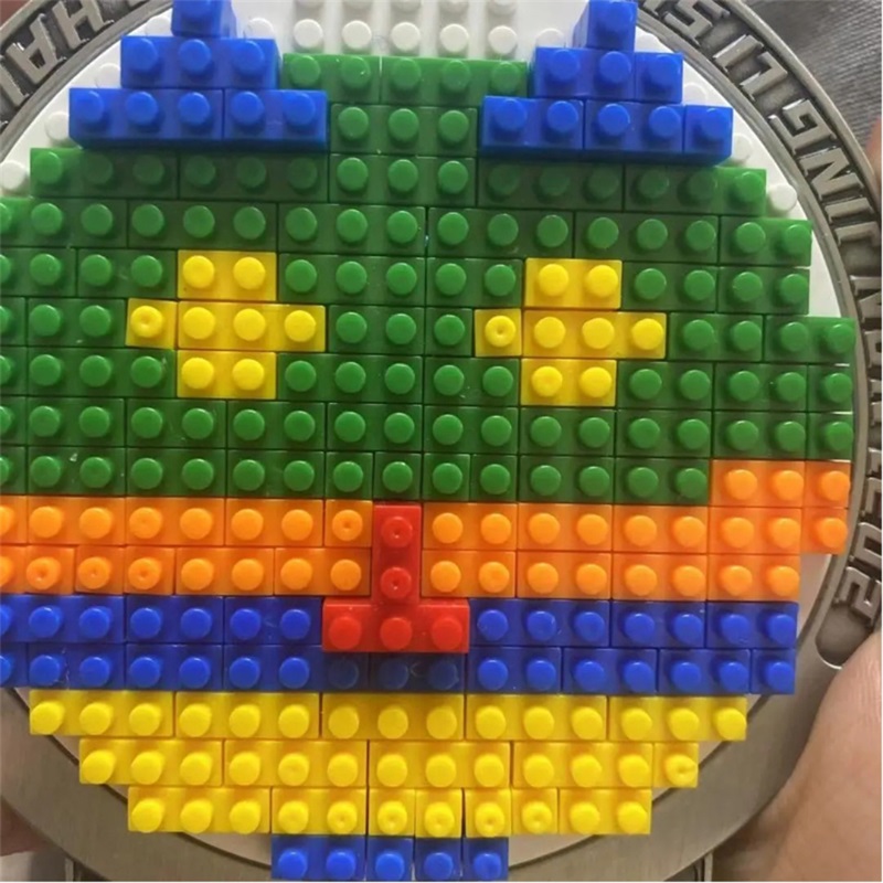 Prêmio Medalha Projetos LEGO Jogando Pingente de Medalhão
