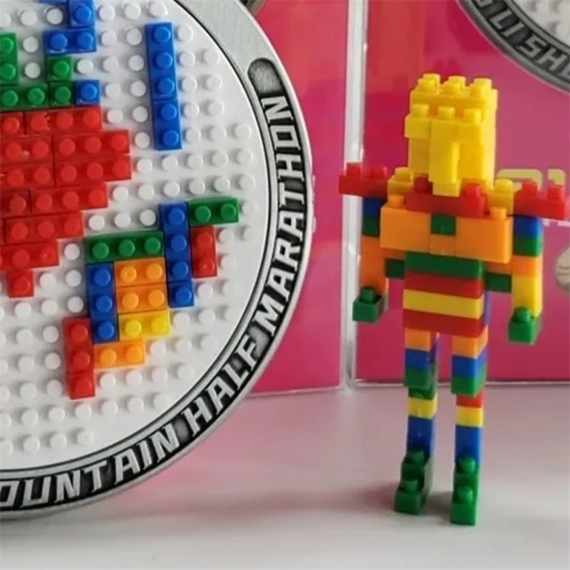 Prêmio Medalha Projetos LEGO Jogando Pingente de Medalhão
