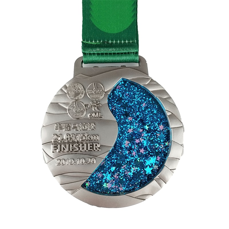 Medalha de maratona personalizada liga de zinco Die Casting Race Medal Fun Run Medal