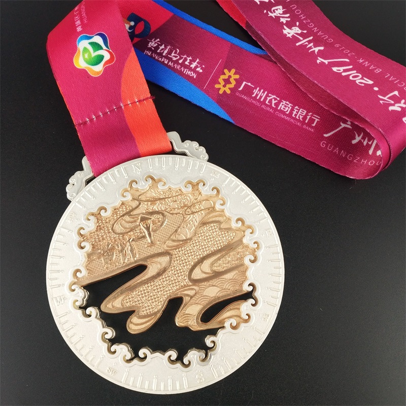 Medalha de Medalha de esmalte personalizado Jogos de inverno em PVD 2022 Medalhas