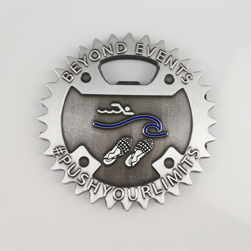 Medalhas de prêmio Medalhas antigas personalizadas Rebin Design 3D Triathlon Medal