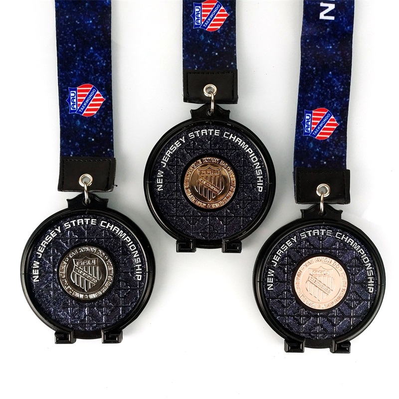Medalhas de vidro de design de corrida de manual Jogos antigos de inverno 2022 medalhas
