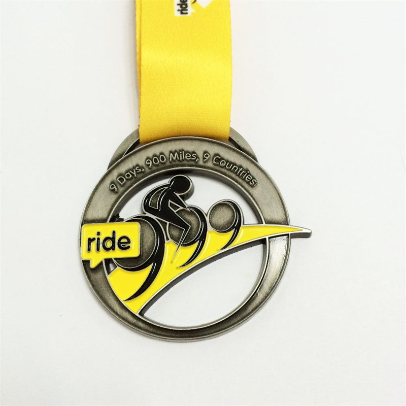 Medalhas de medalhas esportivas Medalhas de ciclismo de metal