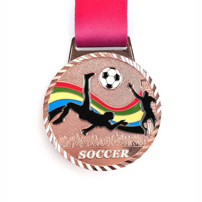 Medalha de futebol de futebol de futebol personalizado 3D