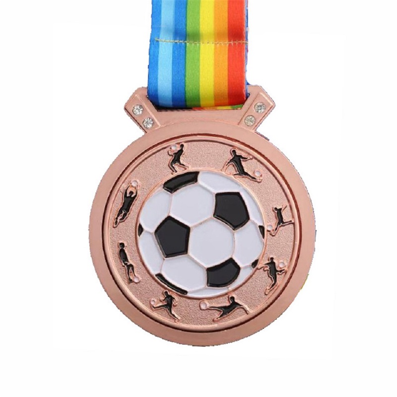 Medalha de futebol de futebol de futebol personalizado 3D