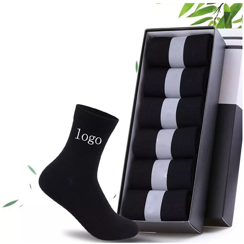 Design simples meias respiráveis ​​homens denegócios personalizados meias