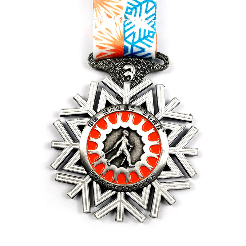 Medalhas personalizadas personalizadas de diamante e fitas medalhas de acrílico medalha