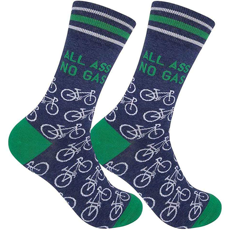 Personalidade de logotipo personalizado por atacado Mulheres Hosiery Cycling Cycling Alfabet Sports Sports Happy Socks Boy
