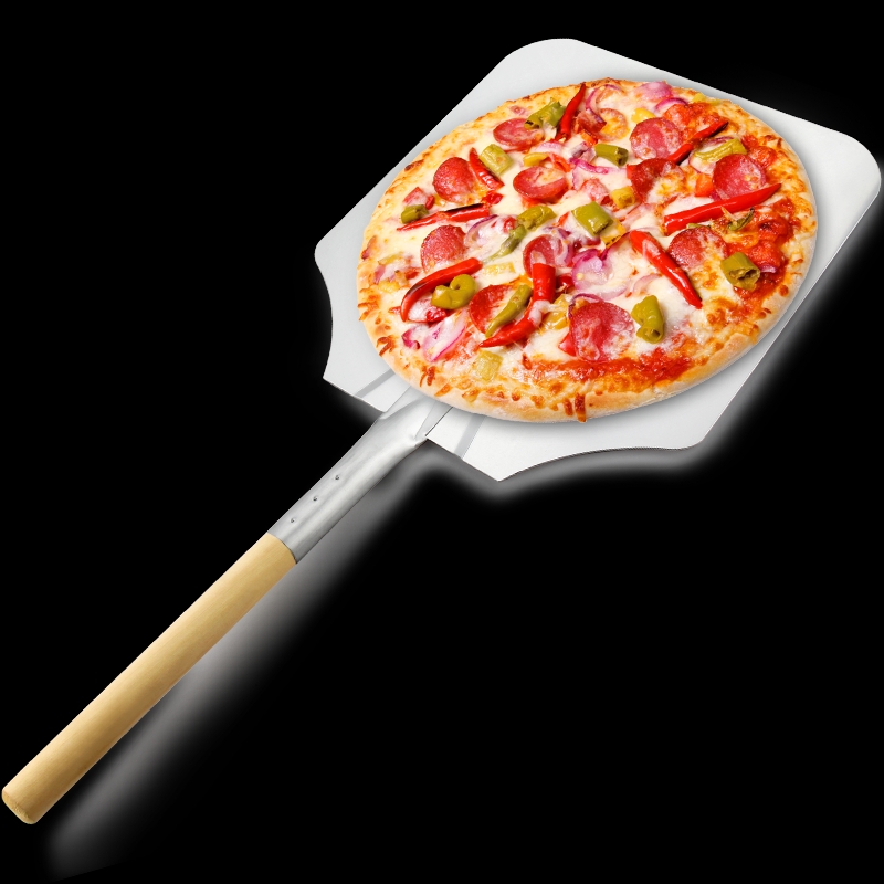 Alça de metal 12NCH/14inch/16inch alumínio pizza casca pizza pizza pizza pizza pizza paddle