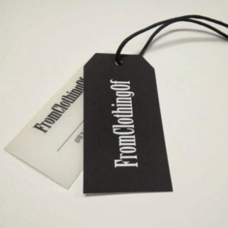 Tag rótulo de impressão de roupas de tags e produção de tags