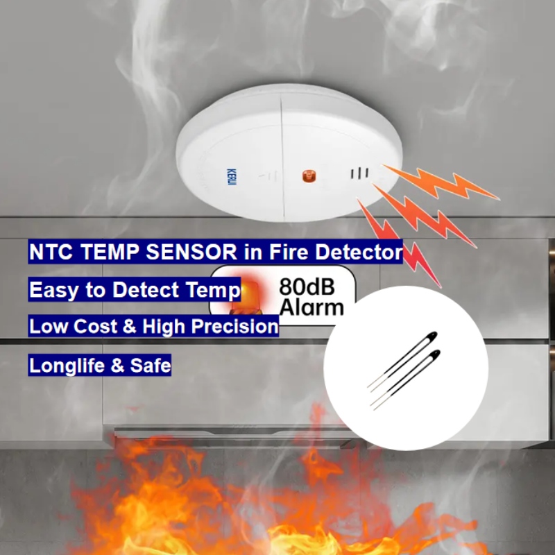 Sensor de temperatura do termistor NTCno detector de incêndio