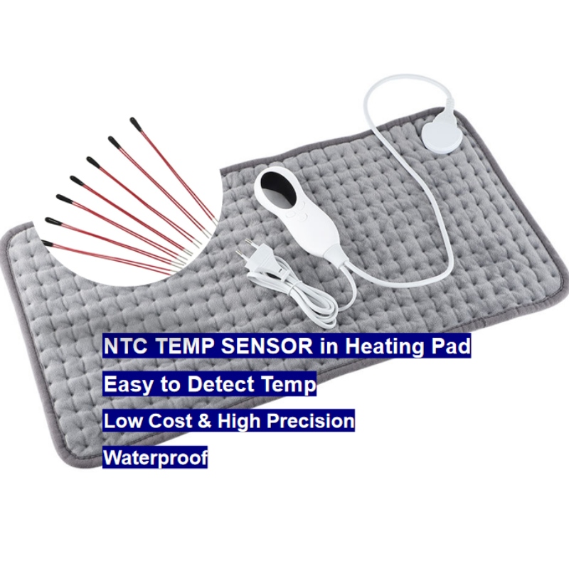 Sensor de temperatura do termistor NTCno piso de aquecimento da almofada de aquecimento