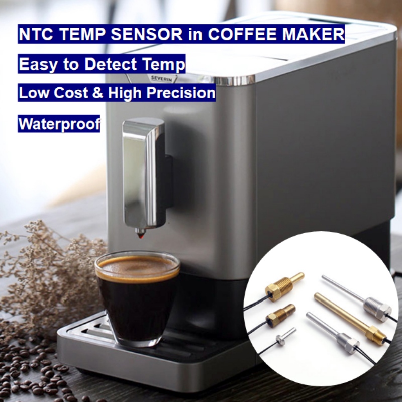 Sensor de temperatura do termistor NTCna cafeteira