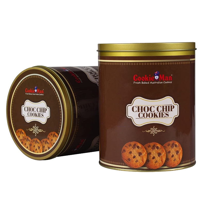 TCE- Hot Selling Product Cylindrical Tin Can Can Food Biscoit Metal Biscuit