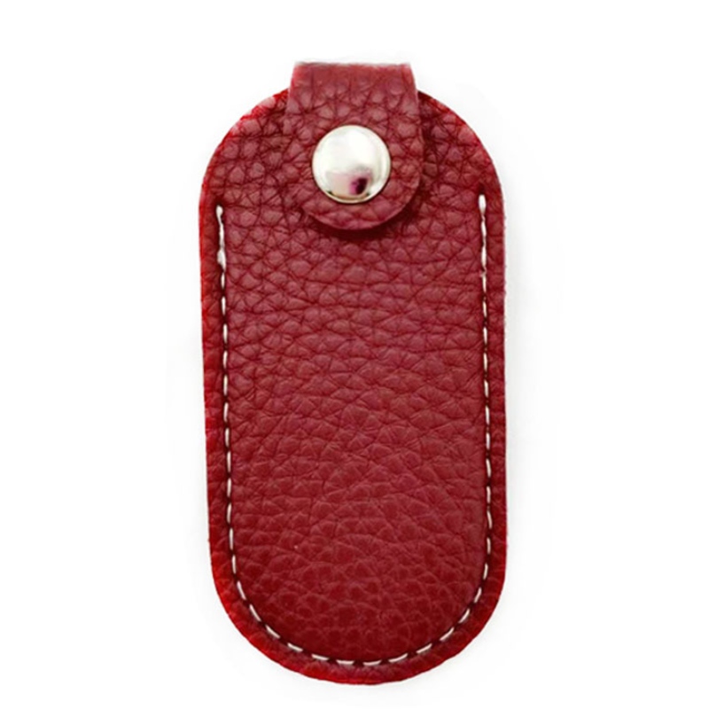 Fivela -chave de couro, capa de couro de acionamento USB, vários pequenos itens de couro, carteira de couro de couro