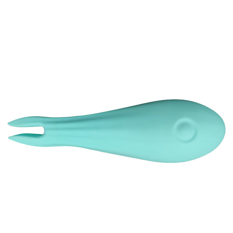Varta de vibração de lança vibratória de brinquedo sexual adulto (garfo de peixe pequeno verde)