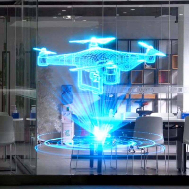 5 Aplicação da exibição transparente de LED