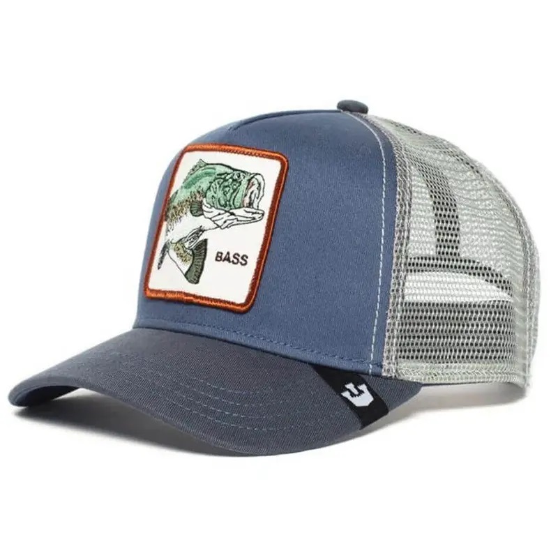 2023 Novos chegados Fashion Bordery Anime Baseball Cap with Mesh Foam Hat Hat Trucker Caps Logotipo personalizado
