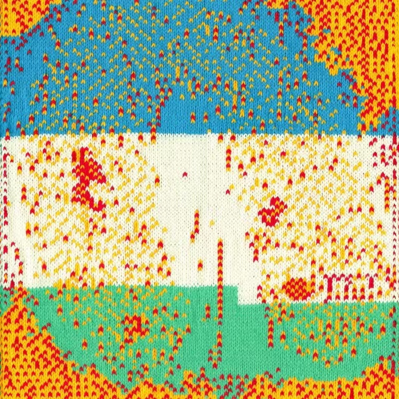 Malhas estampadas/abstract Art/loose, caótica e dinâmica/HAPKY COMBUSTA/COLOR