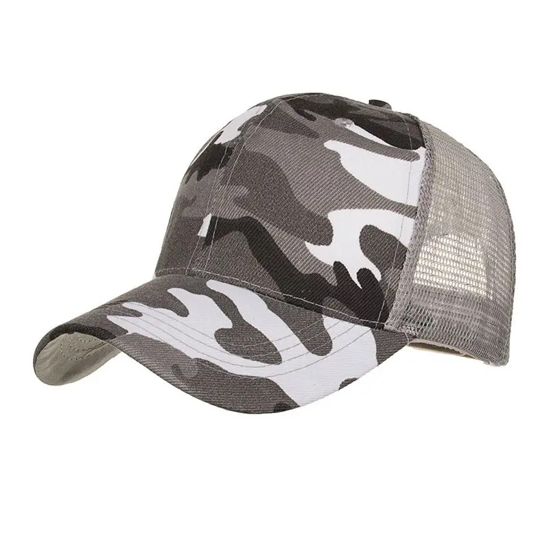 Homens homens, algodão ao ar livre, Camuflagem Ajustável Caps de Camuflagem para Viagem Hatball Hat Casual