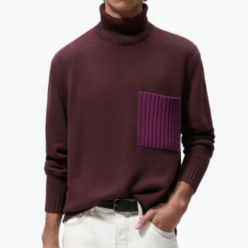 2023 Winter Warm Gurtleneck Suplover Sweater para homens