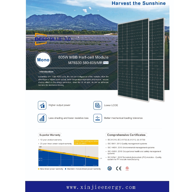 NOVO DESIGN POMENCIONAIS DE ENERGIA SOLAR POTOLOTICATIC Sistema 580-605 W VENDAS ONLINE