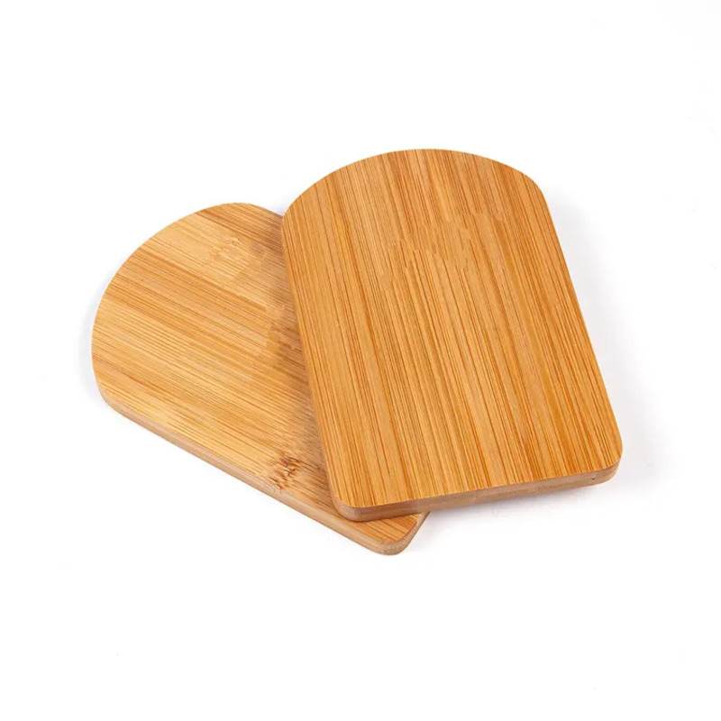 Imprimir placa de corte de bambu Cork Suporte de mole de madeira Monta de madeira