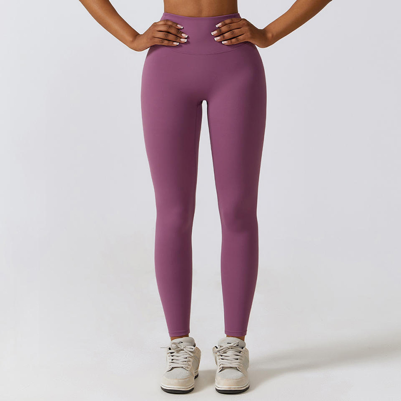 SC101111 Leggings esticados de quatro vias para mulheres 2023 V Back Fitness Gym use roupas calças de ioga leggings