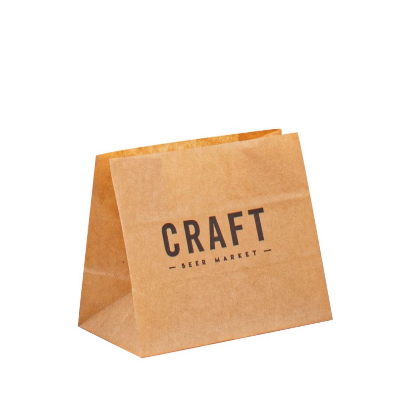 bolsas de papel bolsas de transporte kraft saco de alimentos personalizados sacos de papel para embalagens de alimentos