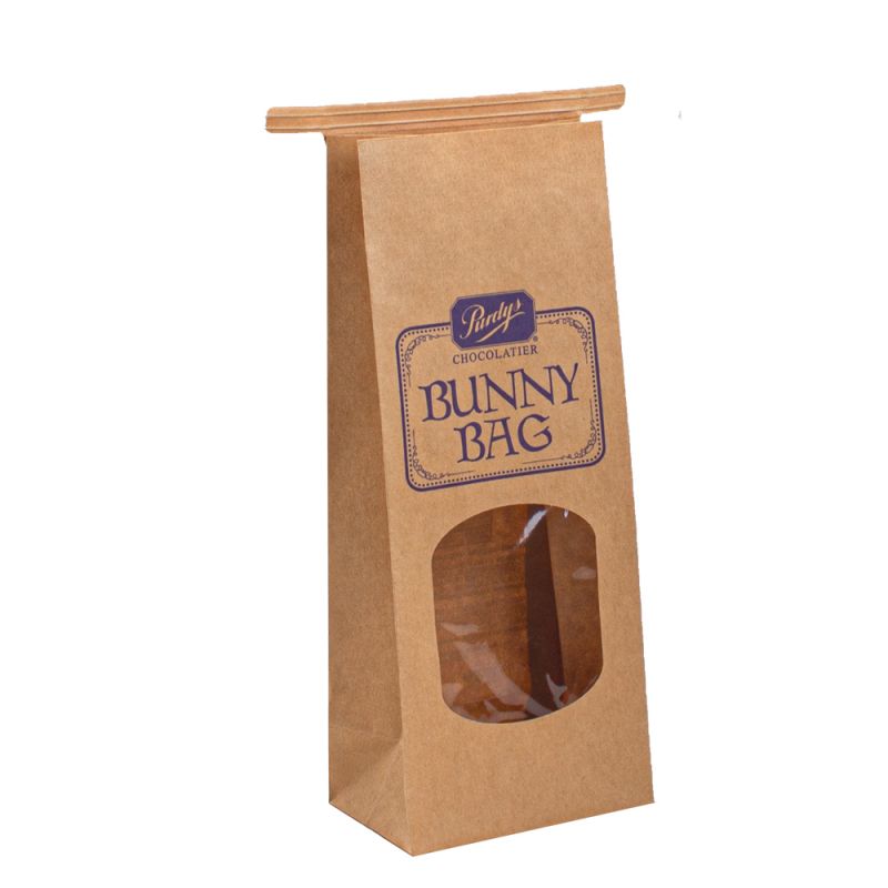 Logo de impressão personalizada sacos de papel marrom de tiro de tiro para compras de embalagem de alimentos bolsa de papel de embalagem