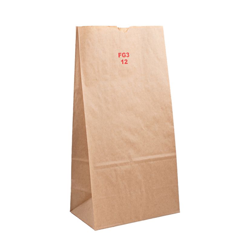 Restaurante de luta de transportadora impressa personalizada Takeaway Kraft Lunch Sacos de papel
