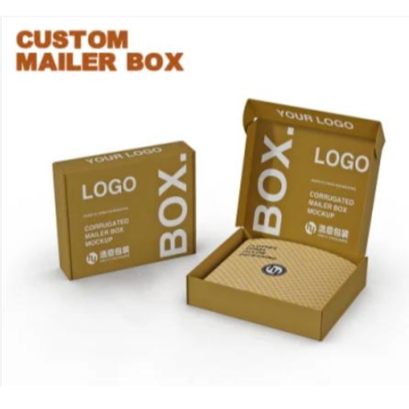 Impressão personalizada Caixa de embalagem de papel de papelão corrugada dobrável para roupas de roupas íntimas caixa de embalagem personalizada Caixa de papel de esteira de armazenamento de presente de armazenamento