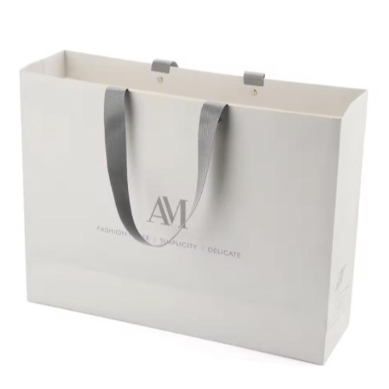 Logotipo impresso personalizado por atacado Melhor compras de preço de compras pequenas sacolas de papel de luxo com seu próprio logotipo