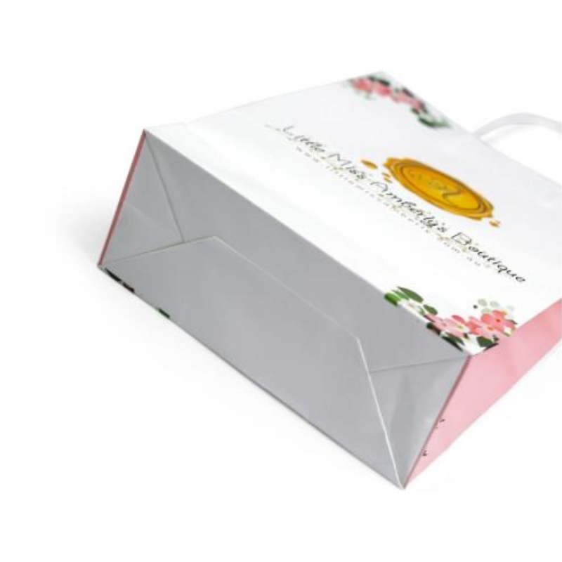 Sacos de compras de Natal sacos de papel sacos de embalagem de impressão personalizados para empacotamento de promoção