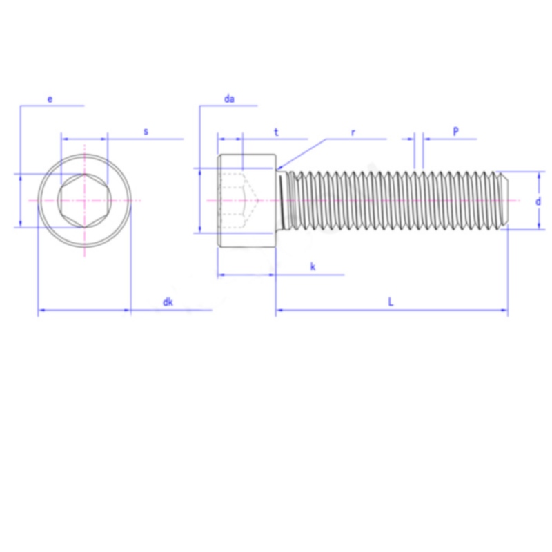 parafuso de flange sextavado de zincagem