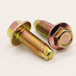parafuso de flange sextavado de zincagem