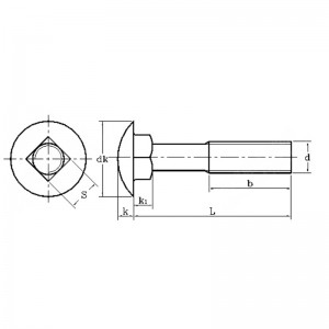 parafuso de transporte de aço inoxidável