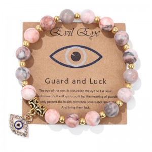 Diabo de Hongde\\Pulseira \'s Eye Guardian Pulseira de pedranatural