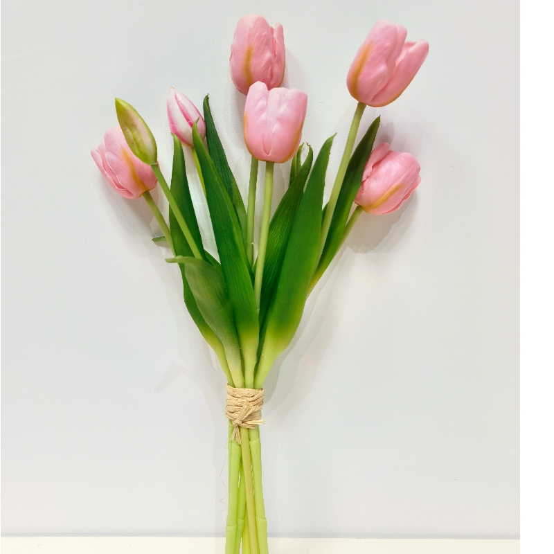 Produtos promocionais flor artificial tulipa haste única casa decorativa simulação de toque real tulipas